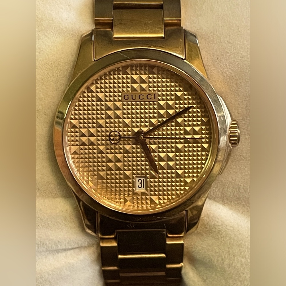 GUCCI G-Timeless 126.5 ROSE GOLD LADIES WATCH